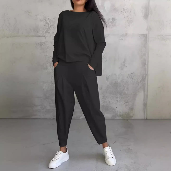 W&W Mode | Hosenanzug Mit Langen Ärmeln Für Frauen, Unregelmäßiges Design