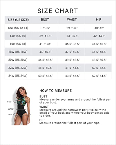 W&W Mode | Plus Size Tankini Badeanzug Bauchkontrolle Badeanzüge Für Frauen