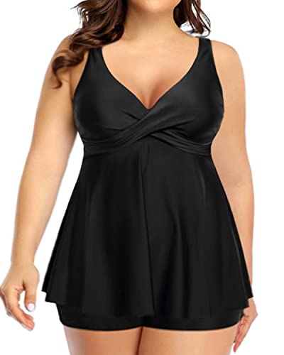 W&W Mode | Plus Size Tankini Badeanzug Bauchkontrolle Badeanzüge Für Frauen