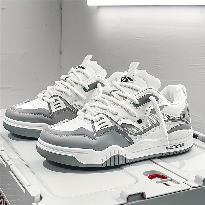 W&W Mode | Herren Stilvolle Schnür Skate Sneaker mit