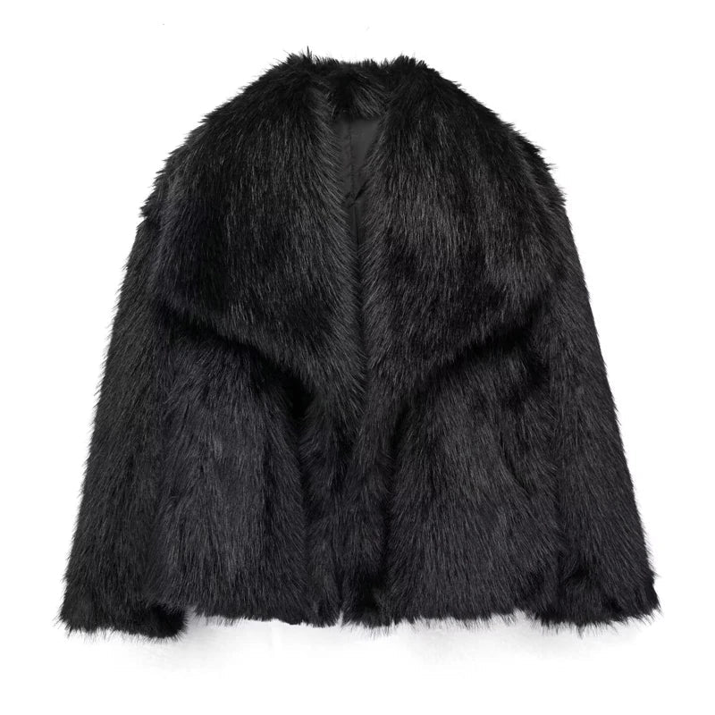 W&W Mode | Warme Pelzjacke für Damen im stilvollen Design