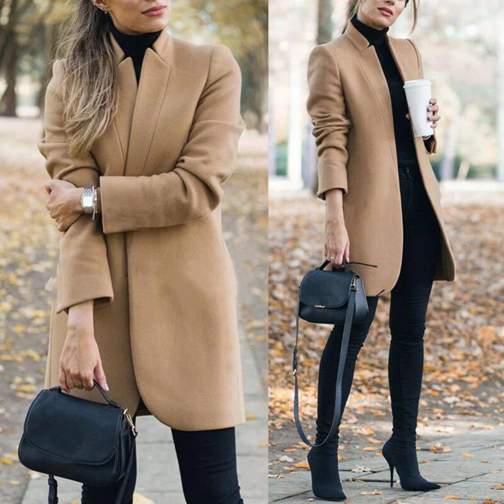 W&W Mode - Eleganter kurzer Freizeit- & Businessmantel