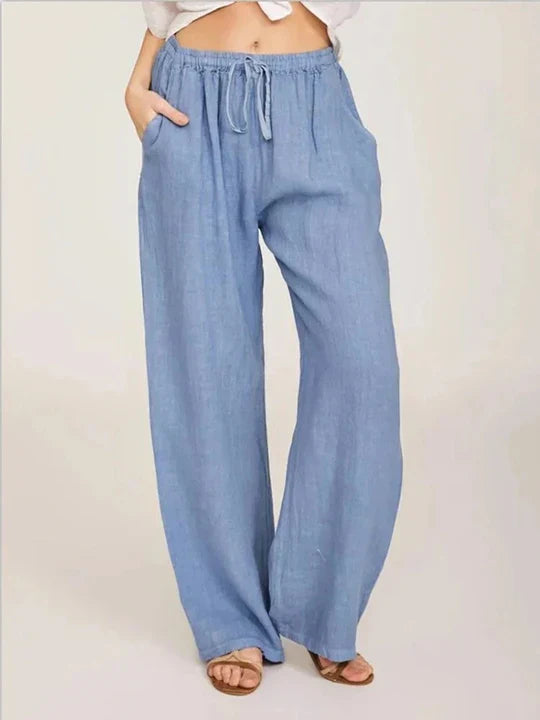 W&W Mode | Baumwoll Leinen Hose
