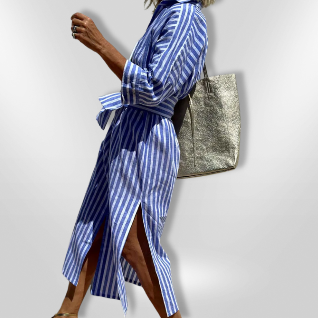 W&W Mode | Gestreiftes Hemdkleid