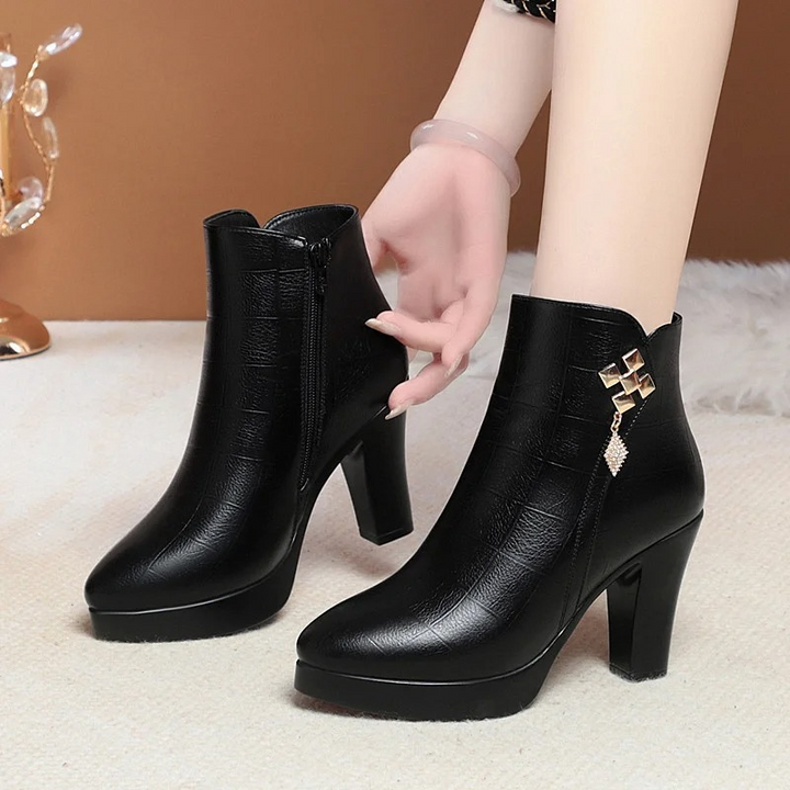 W&W Mode | Elegante Damen Stiefeletten Mit Rutschfester Sohle Und Komfort