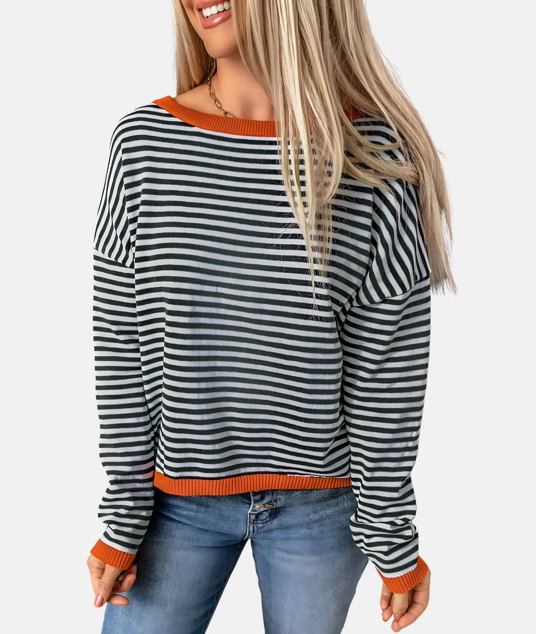 W&W Mode | Gestreifter Pullover