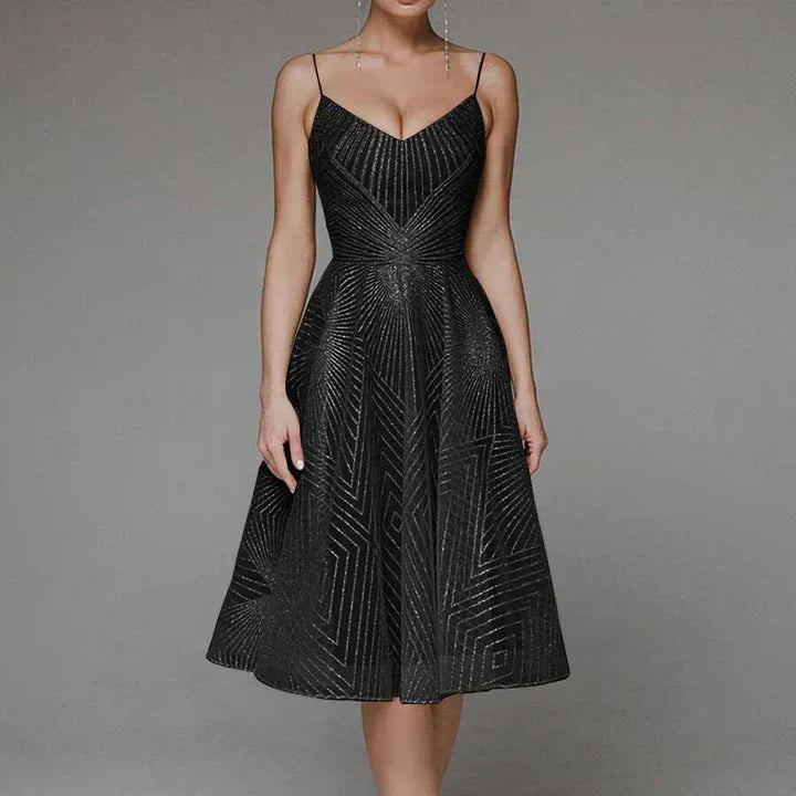 W&W Mode | Damen Besticktes Luxuskleid