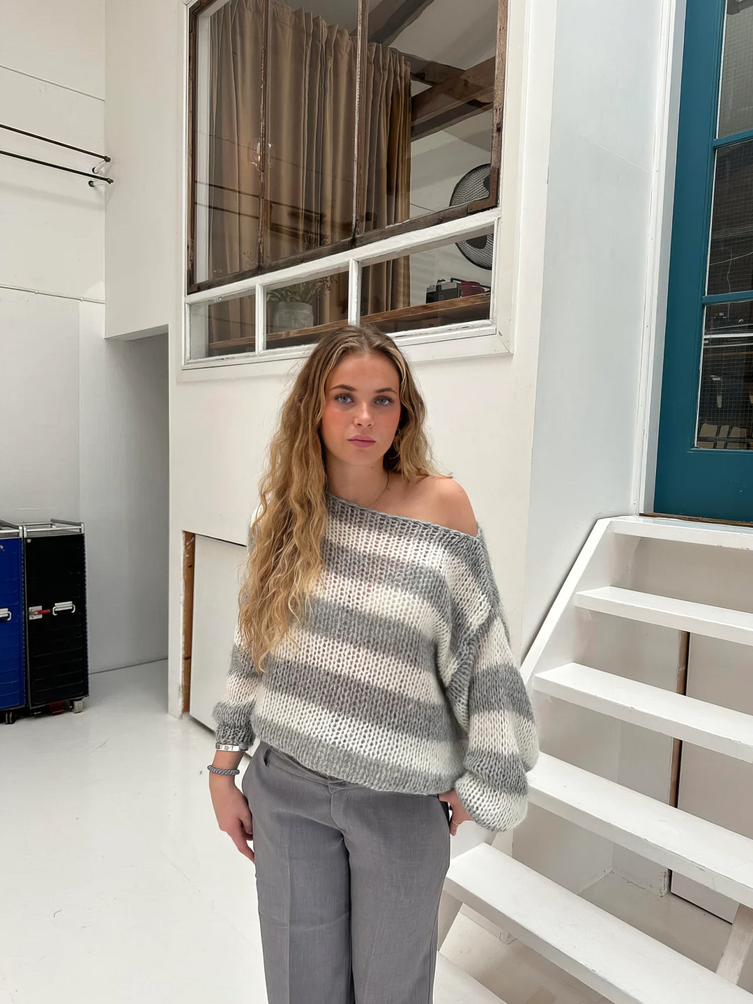 W&W Mode | Gestreifter Pullover