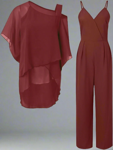 W&W Mode | Luxus-Chiffon-Set Für Elegante Abende