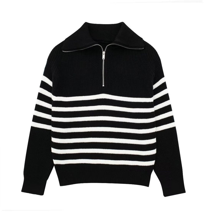 W&W Mode | All Match Wollpullover Mit Offenem Kragen