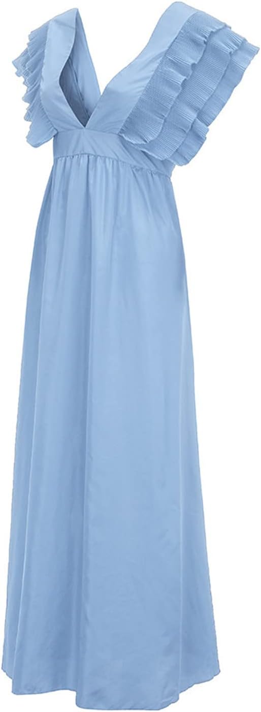 W&W Mode - Elegantes Kleid mit gerafften Ärmeln