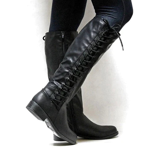 W&W Mode - Elegante Schnürstiefel