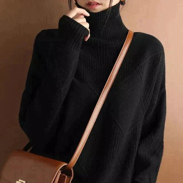 W&W Mode - Stylischer Rollkragenpullover