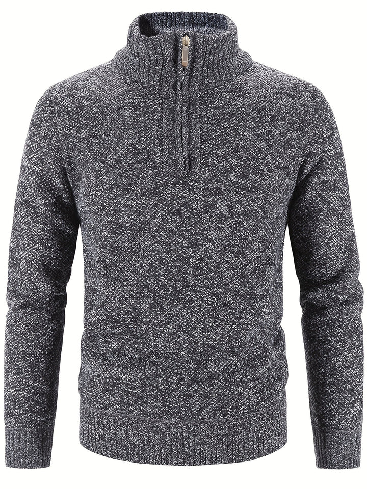 W&W Mode | Stilvoller, Lässiger Pullover Mit Halbem Reißverschluss
