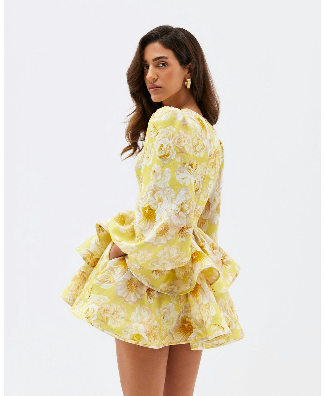 W&W Mode | Geblümtes Rüschenkleid