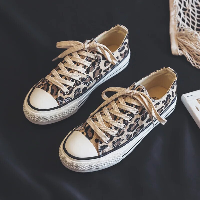 W&W Mode | Leopard Turnschuhe
