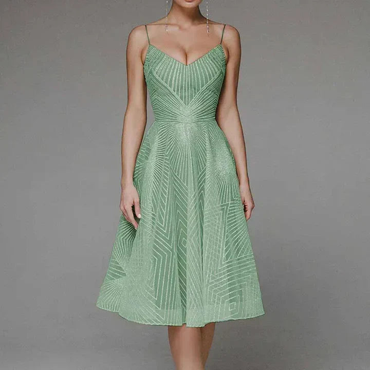 W&W Mode | Damen Besticktes Luxuskleid