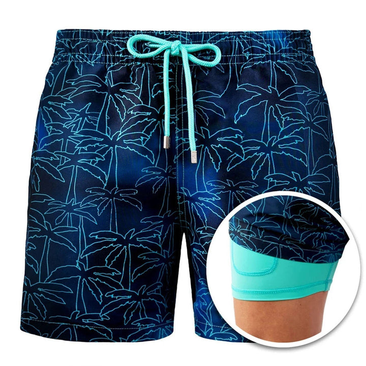 W&W Mode | Doppellagige Strandshorts Für Herren