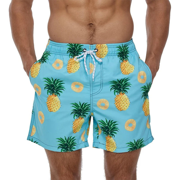 W&W Mode | Atmungsaktive Badeshorts mit Funky Print für Männer