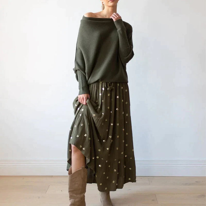 Via™ - Asymmetrisch drapierter Pullover