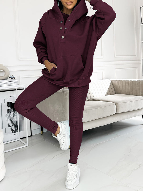 W&W Mode | Bequemes 3-Teiliges Set für Damen