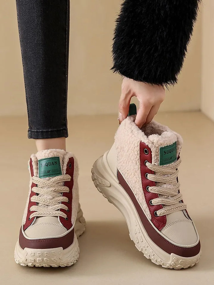 W&W Mode | Schneestiefel Für Frauen Mit Dicker, Warmer Sohle