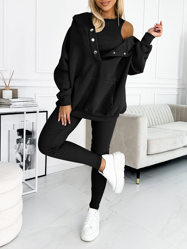 W&W Mode | Bequemes 3-Teiliges Set für Damen