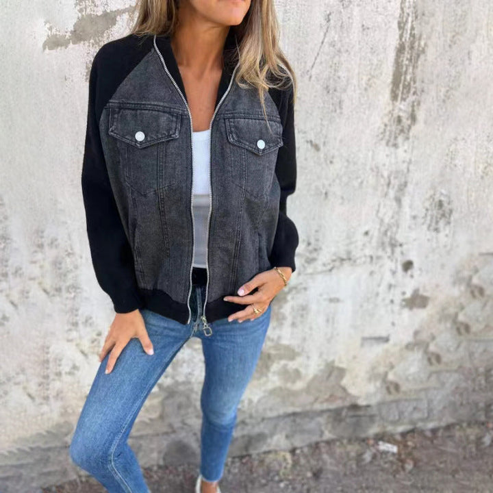 W&W Mode | Moderne Jacke mit Denim
