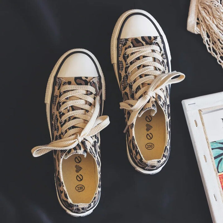 W&W Mode | Leopard Turnschuhe