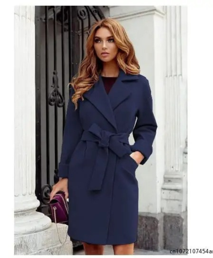W&W Mode | Stylischer Trenchcoat mit Gürtel