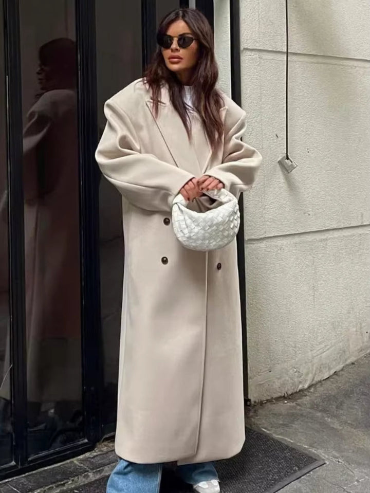 W&W Mode | Langer Übergroßer Mantel Für Damen