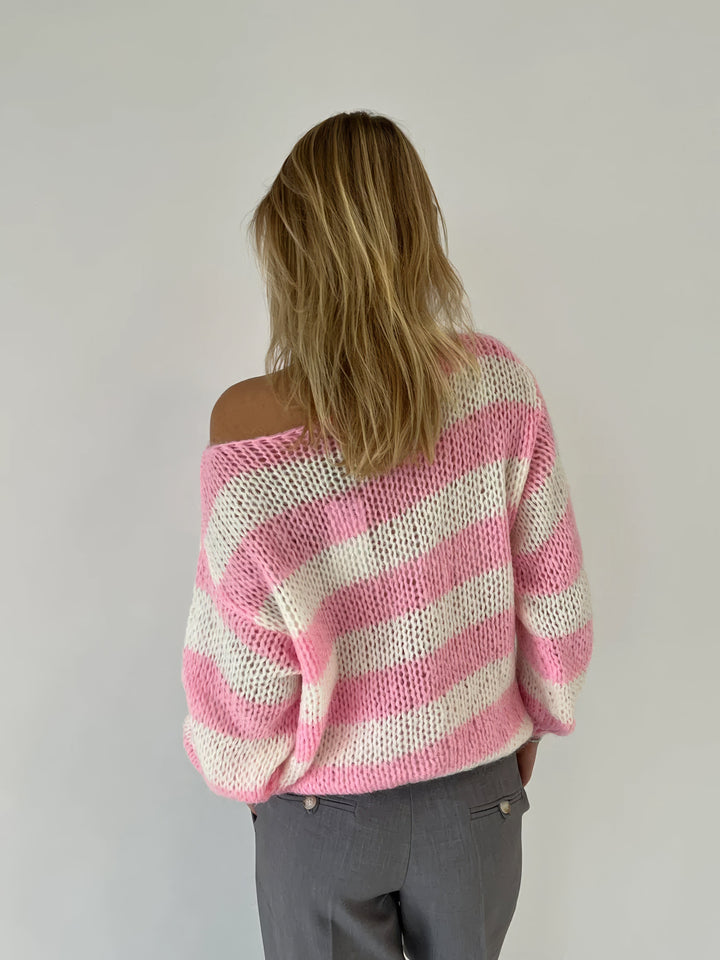 W&W Mode | Gestreifter Pullover