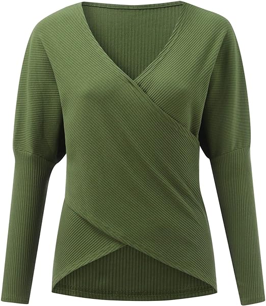W&W Mode Gekreuzter Pullover