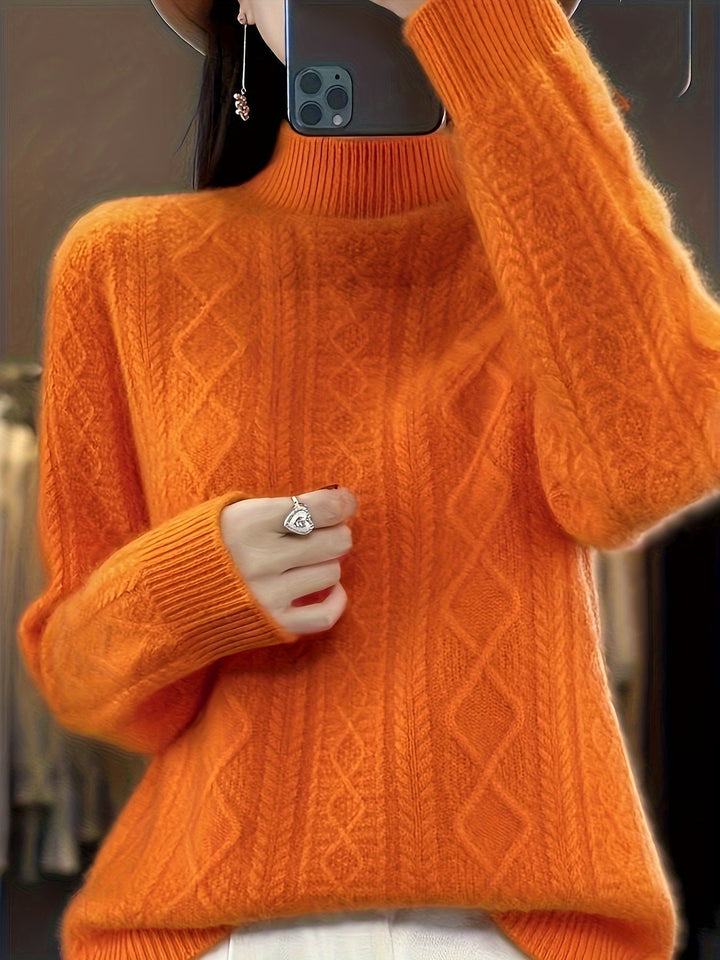 W&W Mode | Bequemer Wollpullover aus Strick