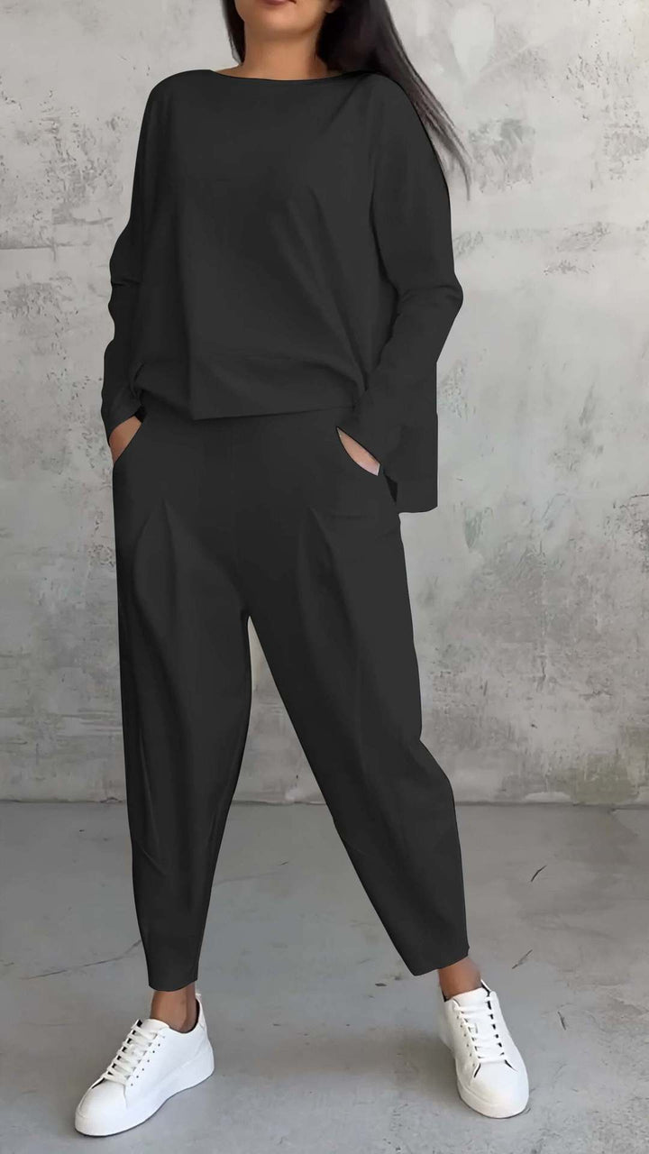 W&W Mode | Hosenanzug Mit Langen Ärmeln Für Frauen, Unregelmäßiges Design