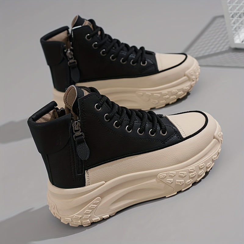 W&W Mode | Lässige Plateau Knöchelhohe Sneaker