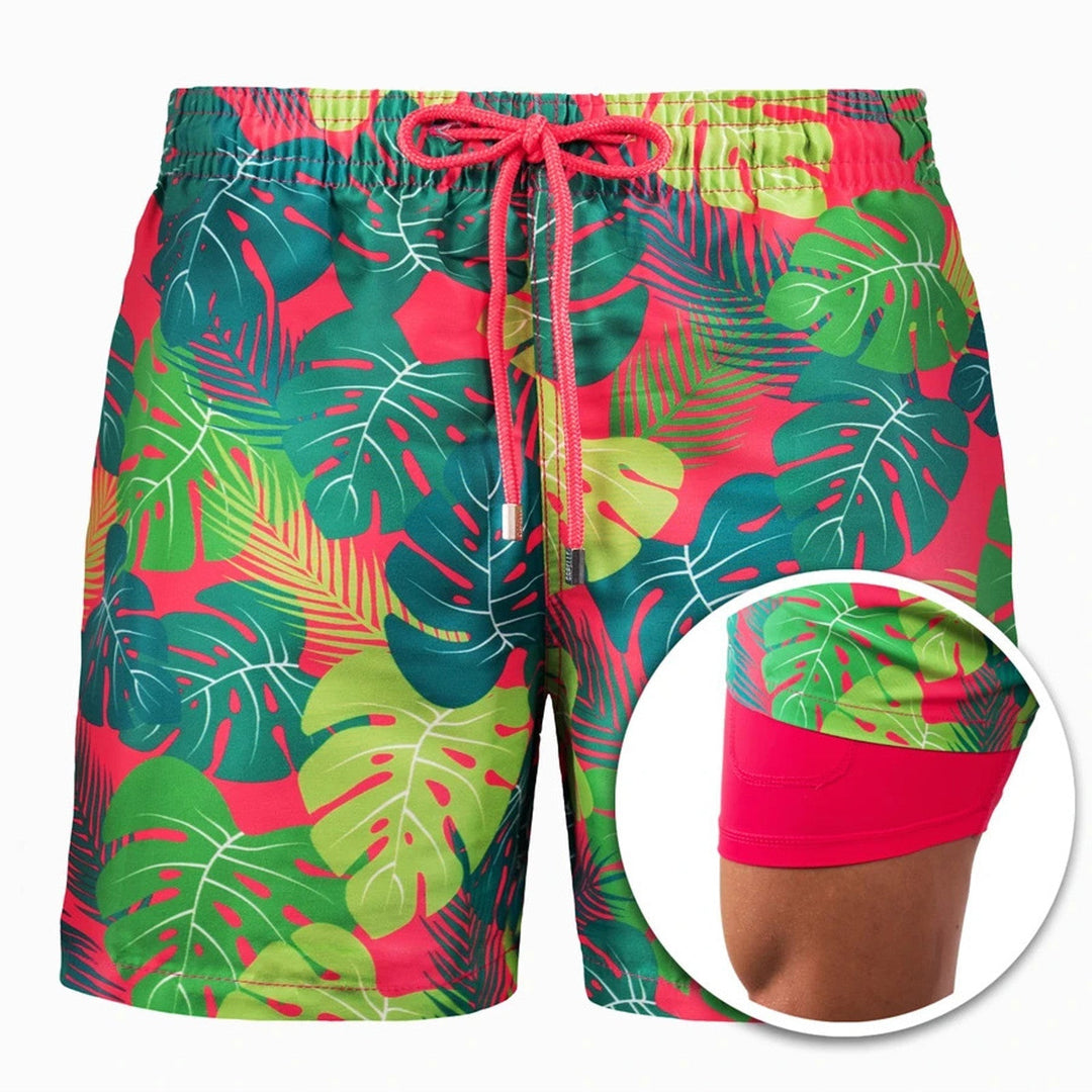 W&W Mode | Doppellagige Strandshorts Für Herren