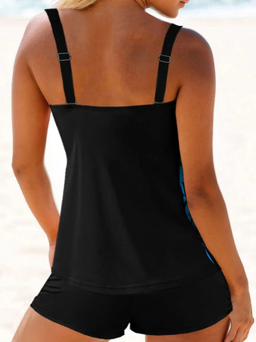 W&W Mode – Tankini mit Blattmuster