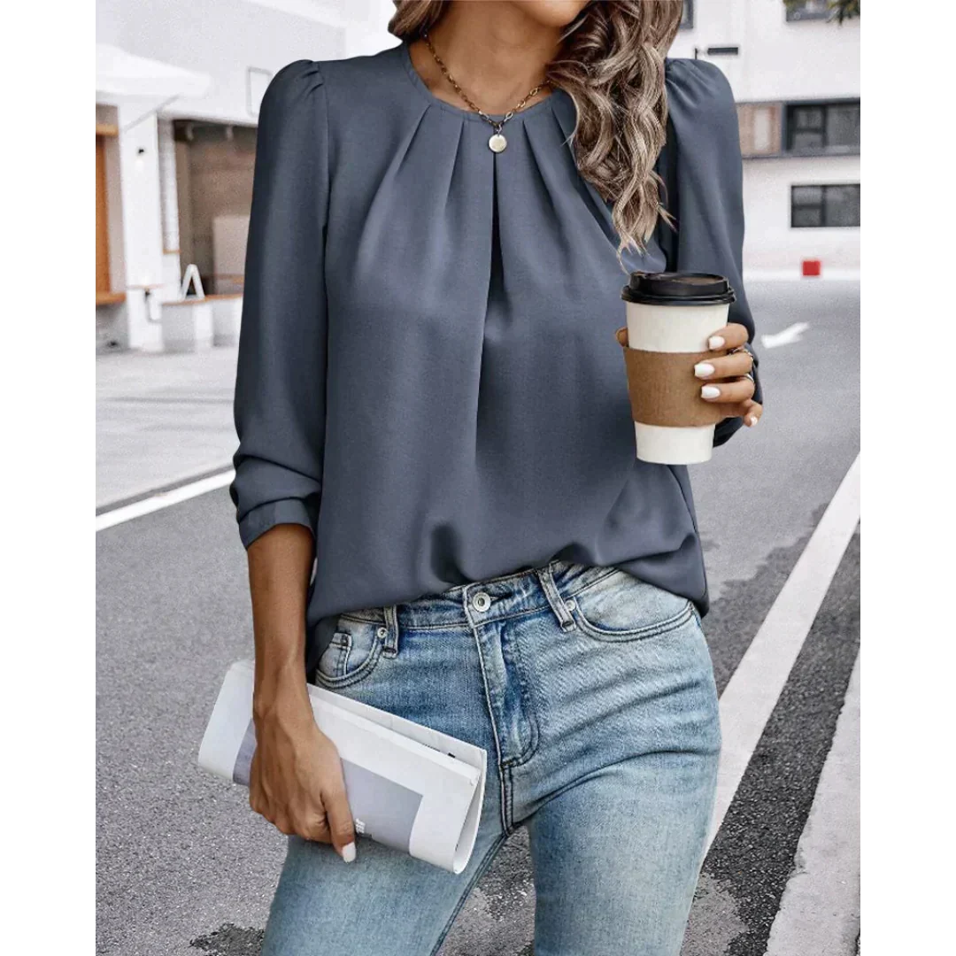W&W Mode | Rüschentop mit Puffärmeln für Damen - Elegant und Trendy