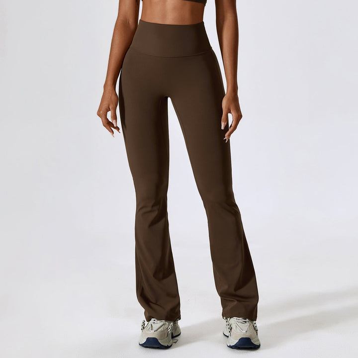 W&W Mode | Stylische Fitness Hohe Taille Flare Yoga-Hose