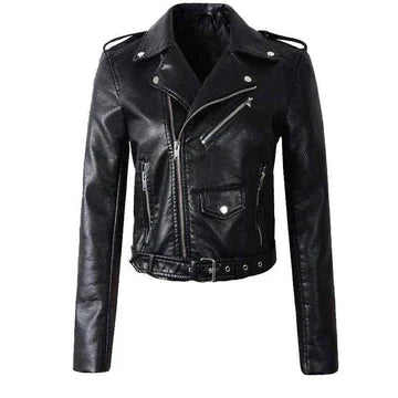 W&W Mode | Elegante Premium Lederjacke für Damen | Luxus und Stil