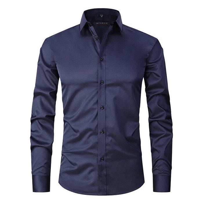 W&W Mode | Stretchy anti-kreuk overhemd