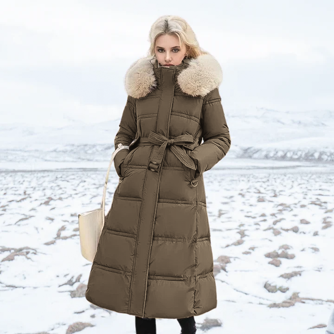 W&W Mode | ELISA Luxus Damen Wintermantel