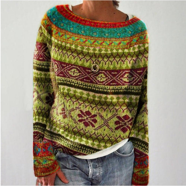 W&W Mode | Damen Retro Pullover