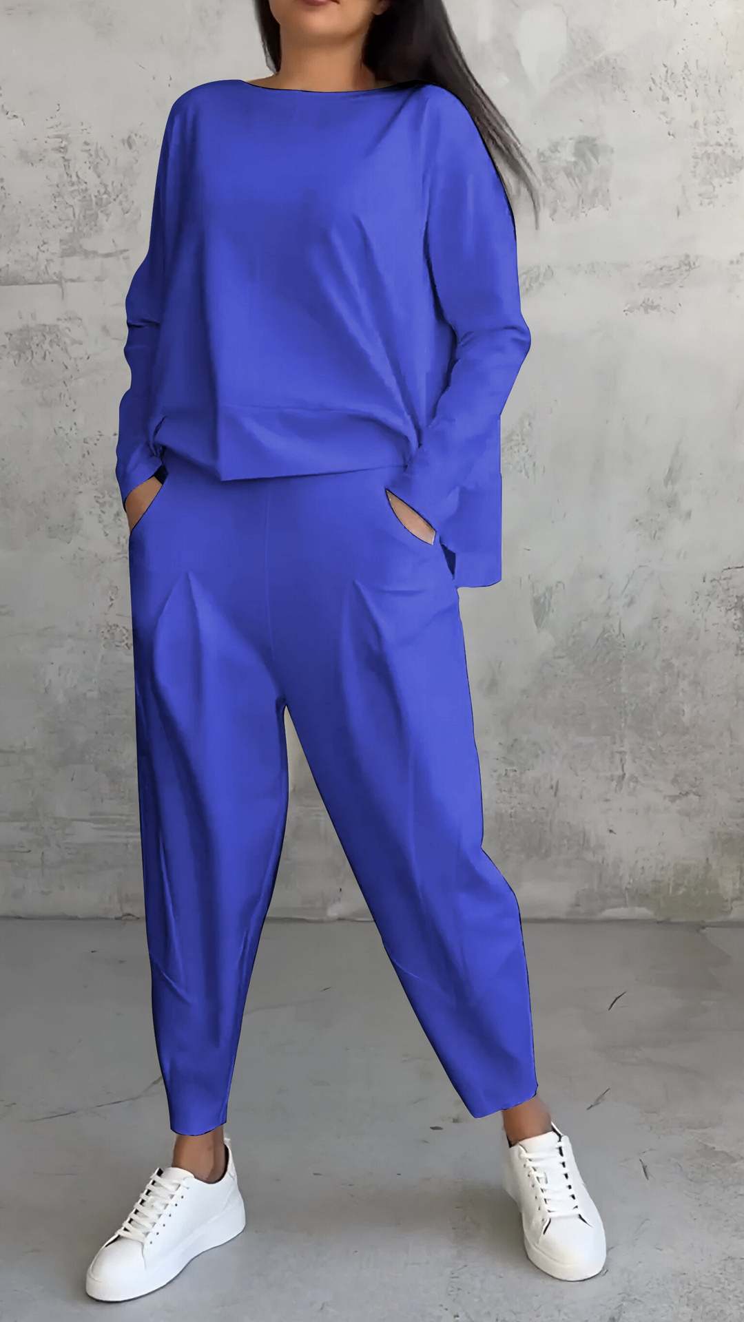 W&W Mode | Hosenanzug Mit Langen Ärmeln Für Frauen, Unregelmäßiges Design