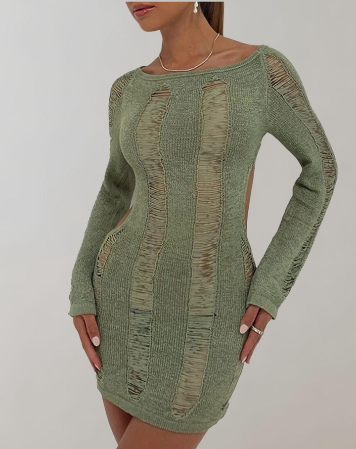 W&W Mode - Langärmeliges Minikleid
