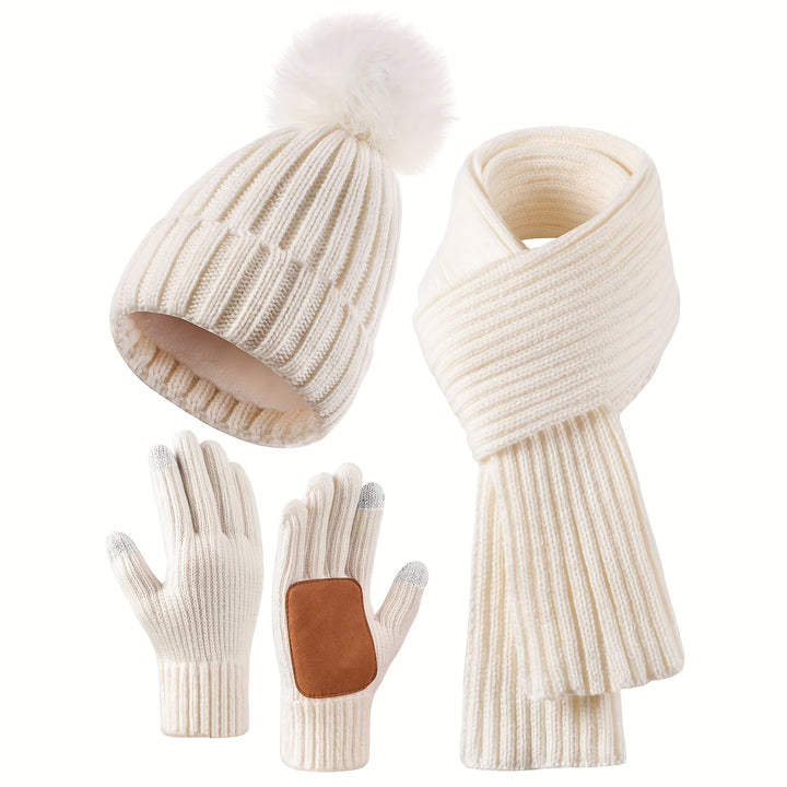 W&W Mode | Lässiger Winter Stilvolles 3-teiliges Set für Frauen