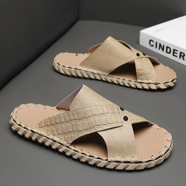 W&W Mode | Rutschfeste, Wasserdichte Herrensandalen