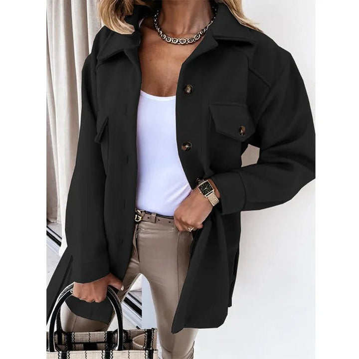 W&W Mode | Sommerjacke Leichtes Woll Langjacke