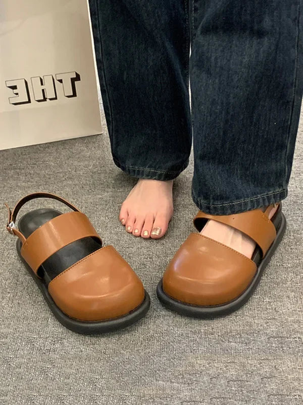 Sandalen mit geteilter Spitze